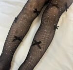 Bow net leggings - Image 2